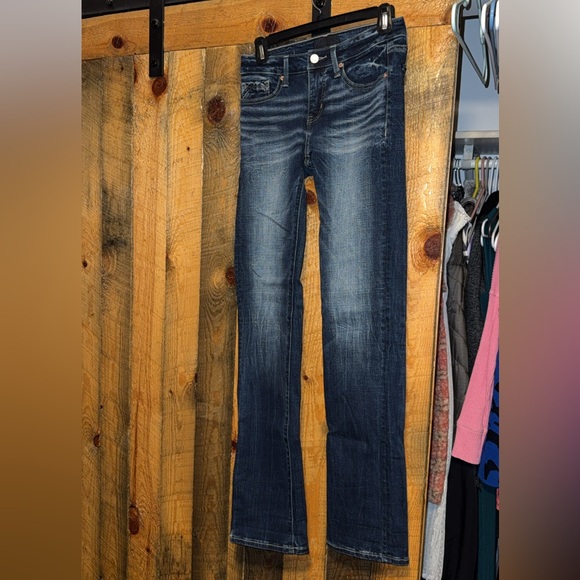 Buckle Denim - Buckle Women's Straight Leg Jeans - Dark Blue